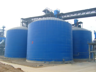 茄子河水泥钢板库改造